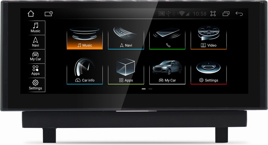 Für AUDI Q2 GA MIB 10.25" Touchscreen Android Display GPS Produktbild 