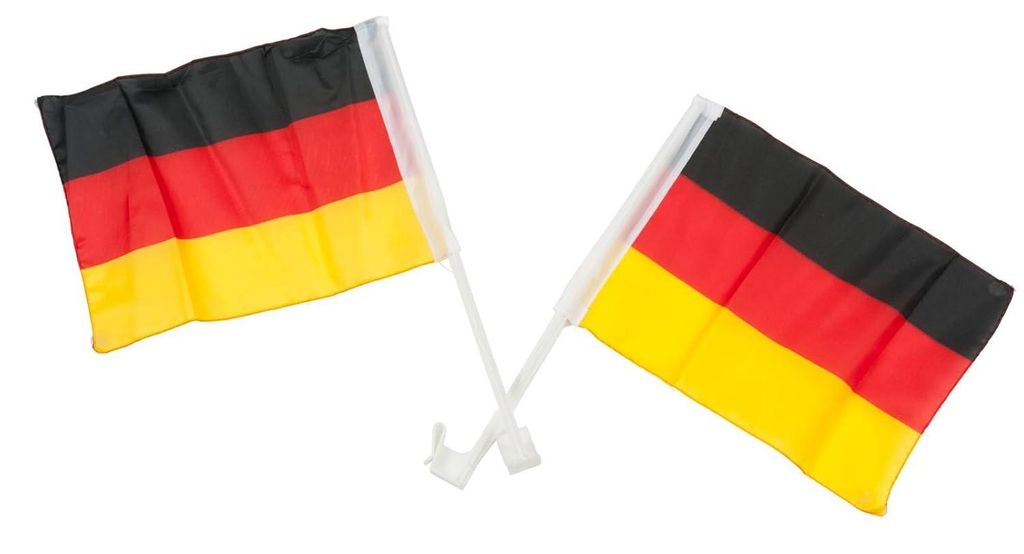 JUNG Autofensterfahnen 2er Deutschland Fussball WM 2026 Produktbild 