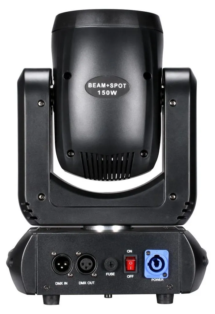 Projecteur à tête mobile DMX avec effets polyvalents - Prise EU