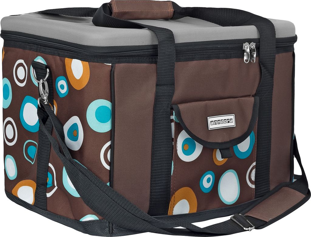 anndora Kühltasche XL 40 Liter - braun - Dunkelbraun Produktbild 