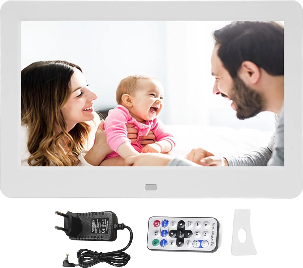 Écran publicitaire numérique 10 pouces Full HD mural avec télécommande - 3