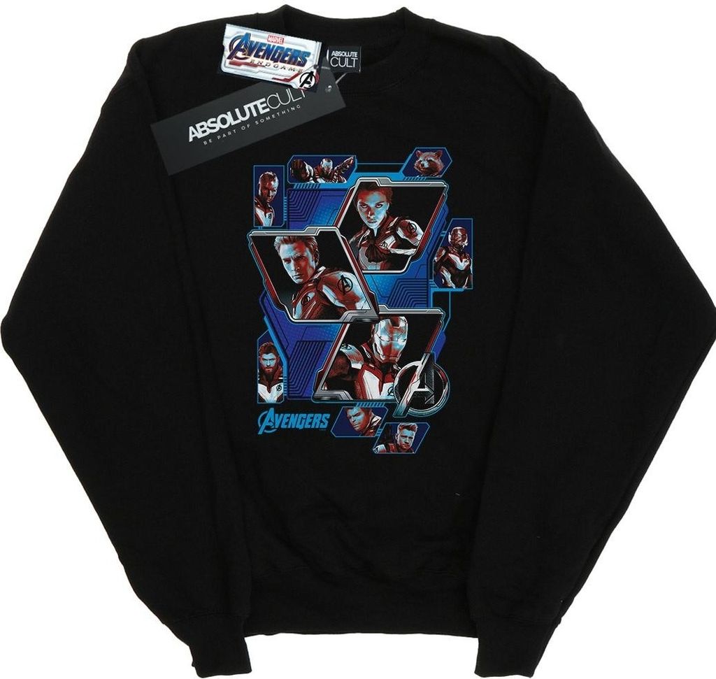 Marvel - "Avengers Endgame" Sweatshirt für Herren BI6068 (4XL) (Schwarz)