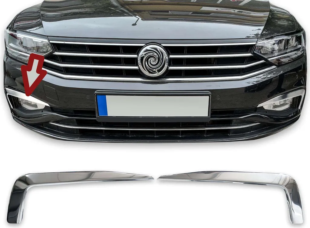 Accessori Cromati Fendinebbia Passat B8.5 - Acciaio Inox Specchiato
