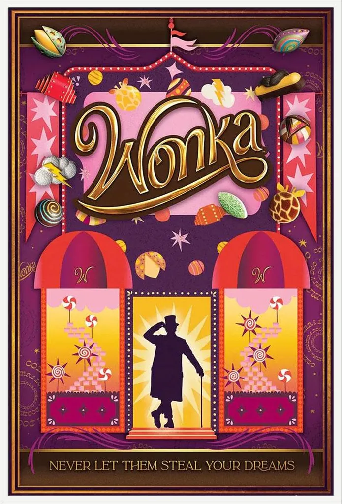 Décoration Murale Wonka Affiche Encadrée Shinsuke pour Chambre et Bureau