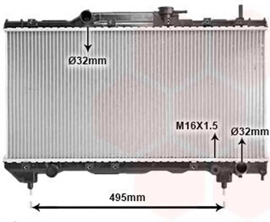 Stop surchauffe moteur : Radiateur VAN WEZEL 53002163 Toyota Carina E T19
