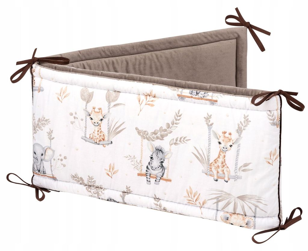Jukki mantinel 210x30 cm do postýlky 140x70 – s úvazky – Obrázek produktu 