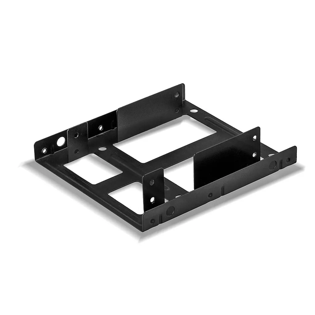 Staffa Doppia SSD Lindy - Adattatore 3,5 pollici - Setup Gaming Ordinato