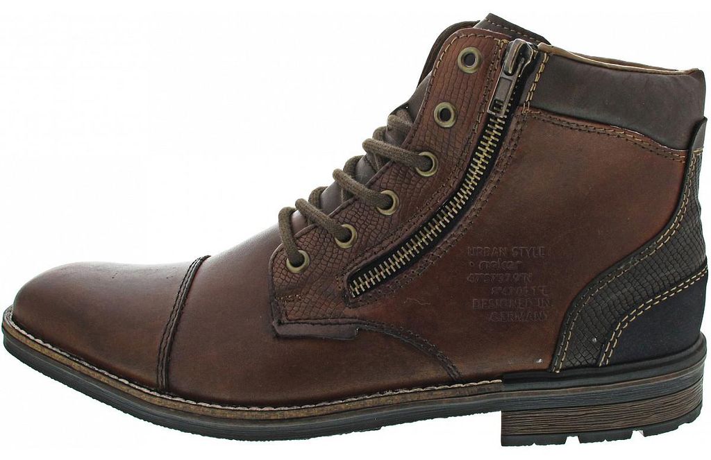 Rieker Sdhnürstiefel braun in Gr. 45