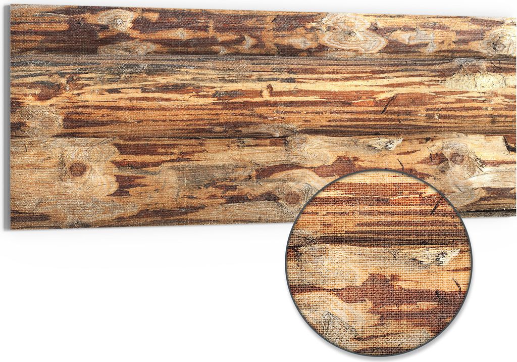 DEQORI Hybrid Leinwand Bild 150x60 cm 'Muster der Natur' Produktbild 
