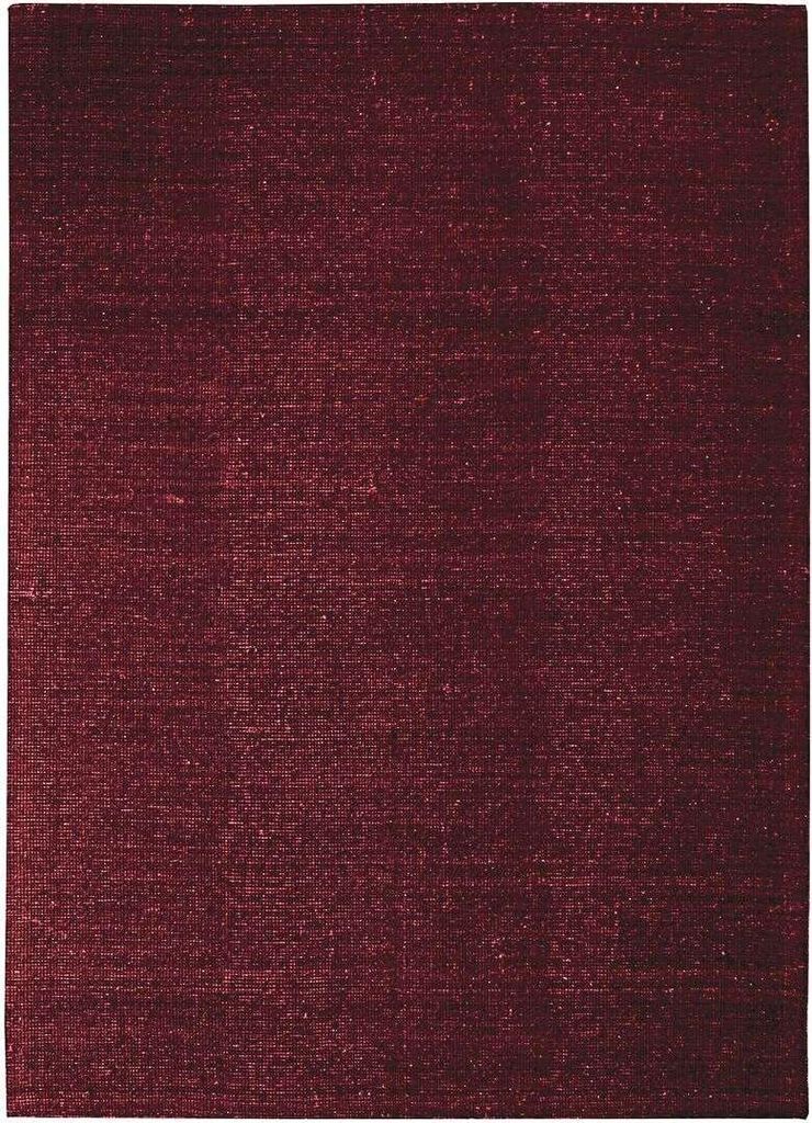 Tappeto in lana e cotone rosso scuro 160x230 Immagine del prodotto 