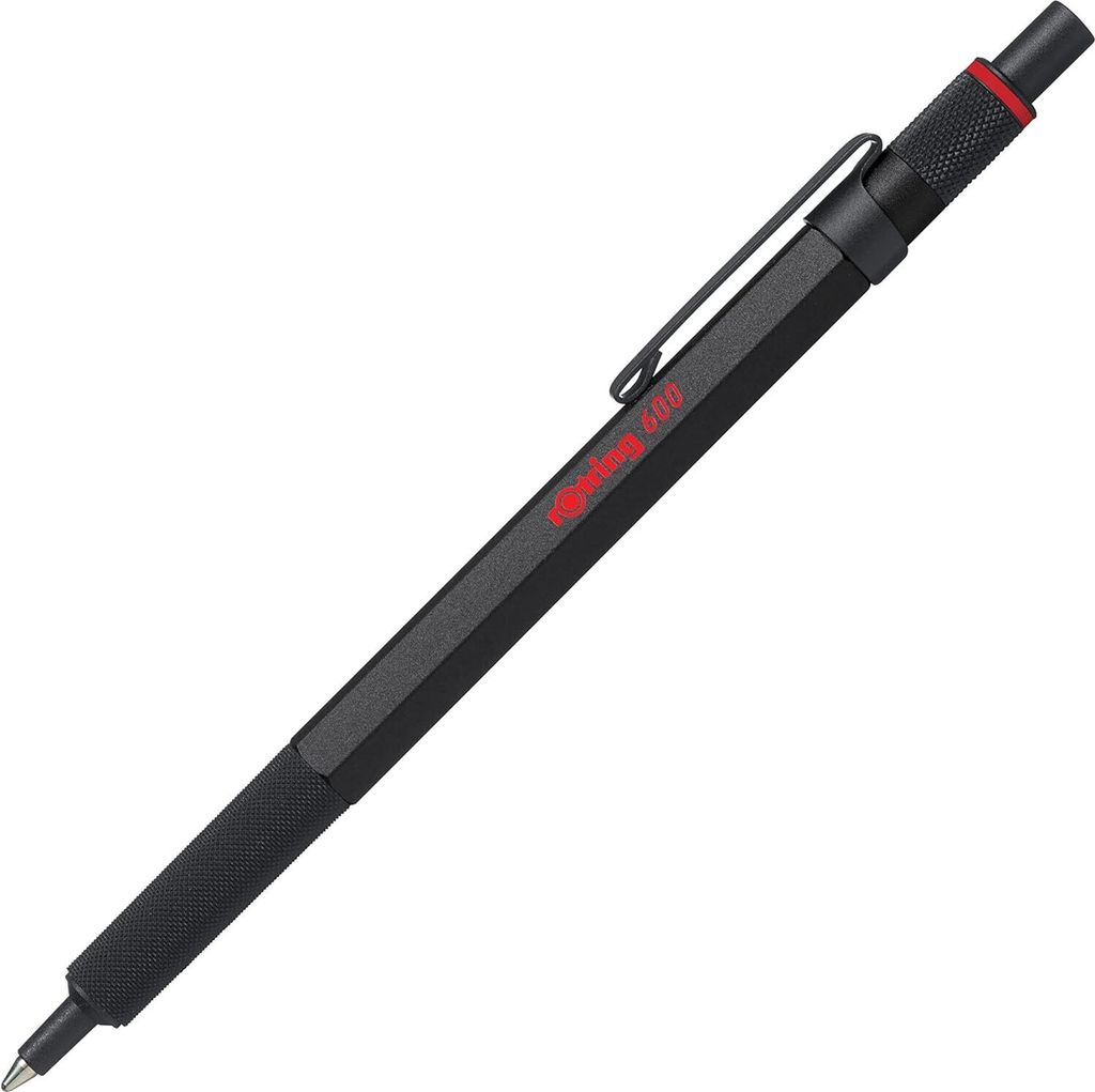 ROTRING biros 600 czarny, M-czarne pudełko upominkowe Zdjęcie produktu 