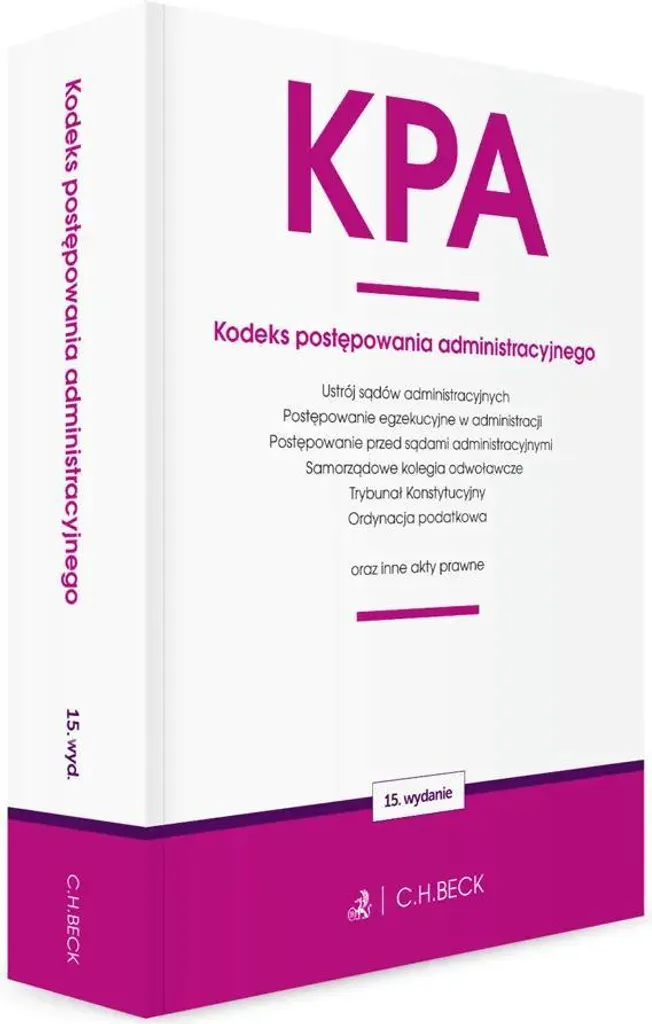 Livre Code de procédure administrative KPA avec Actes Connexes Relié