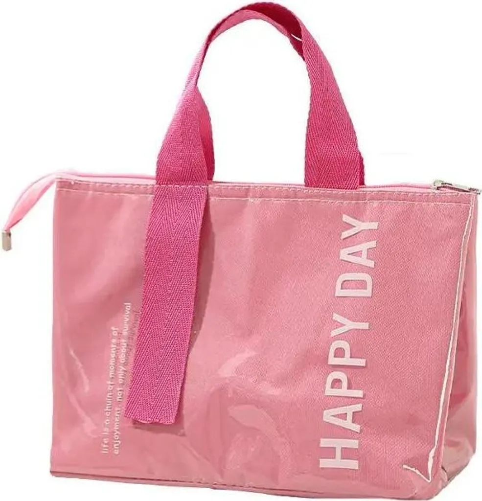 Cestino Termico Rosa per Pranzo: Borsa Isolata Portatile per Ufficio