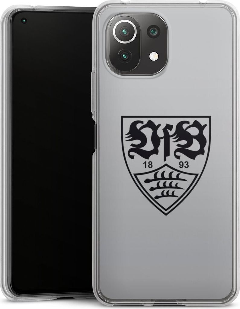 DeinDesign Handyhülle für Xiaomi Mi 11 Lite 5G Silikon Hülle Case Smartphone Schutzhülle Logo Offizielles Lizenzprodukt VfB Stuttgart