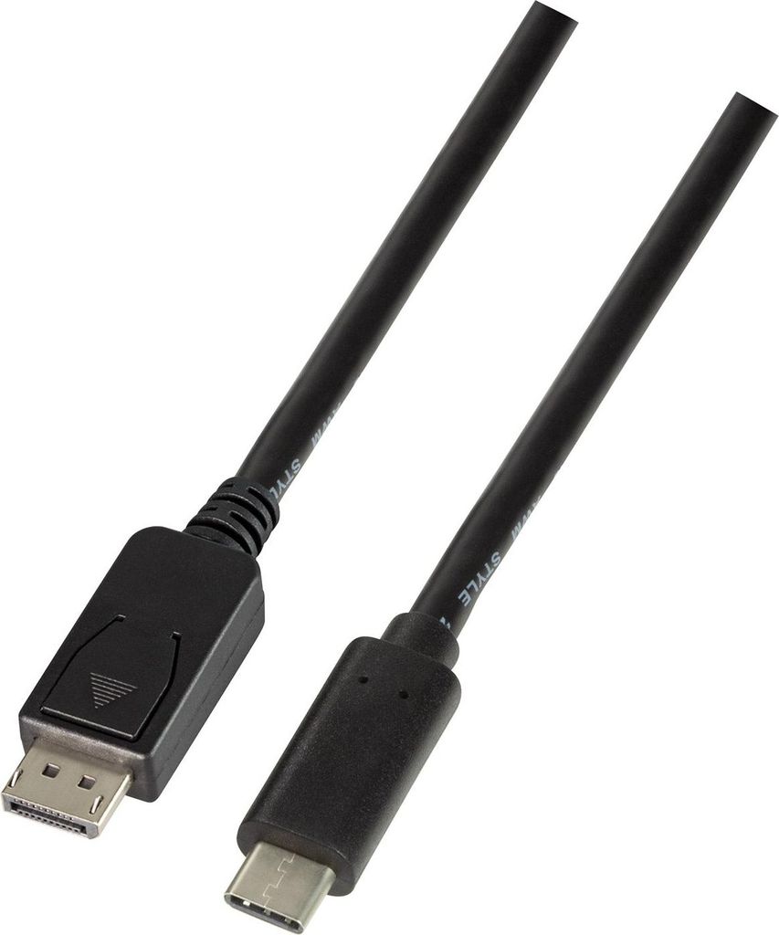 LogiLink USB-C - DisplayPort Anschlusskabel 1,8 m schwarz