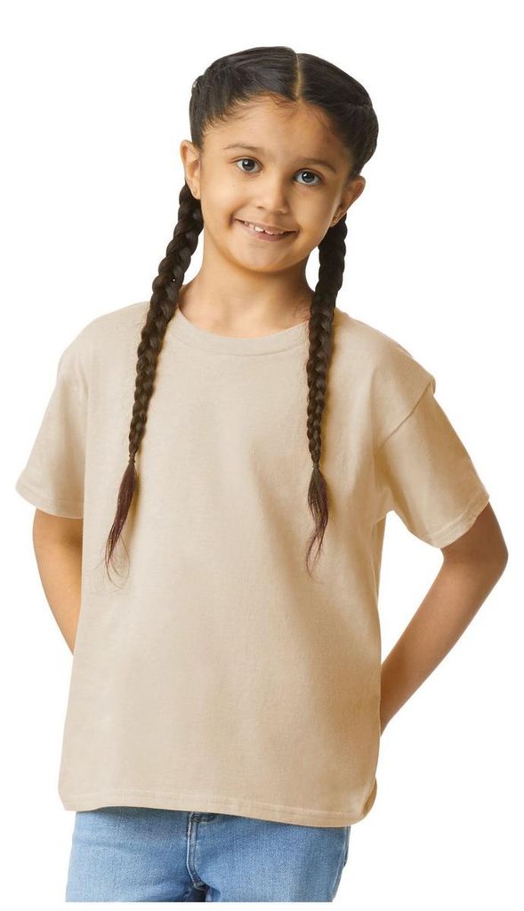 Gildan - T-Shirt Leicht für Kinder FK2507 (M) (Sand)