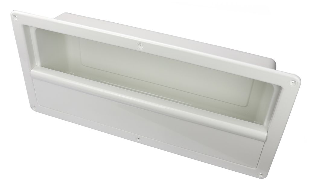 Półka boczna ABS biała 540 x 244 x 120 mm, 1 szt Zdjęcie produktu 