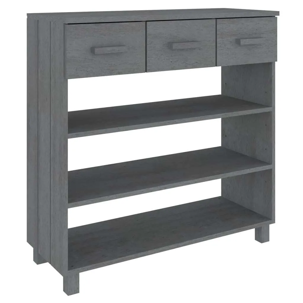 Recensione Consolle HAMAR Grigio Scuro 90x35 cm Pino Massiccio