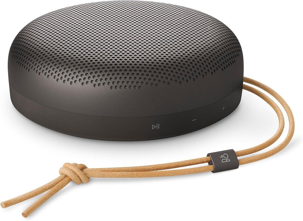 Bang & Olufsen Beosound A1 (3. Generation) – tragbarer Bluetooth-Lautsprecher, 60 W, IP67, 24 Stunden Akkulaufzeit, Warm Granite
