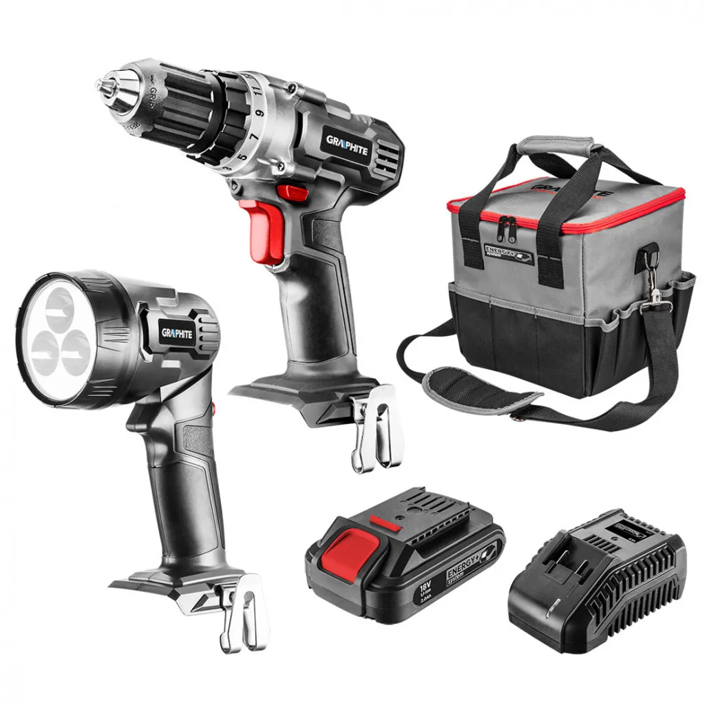 Perceuse Visseuse 18V GRAPHITE 58G016 : Finissez vos Travaux sans Panne