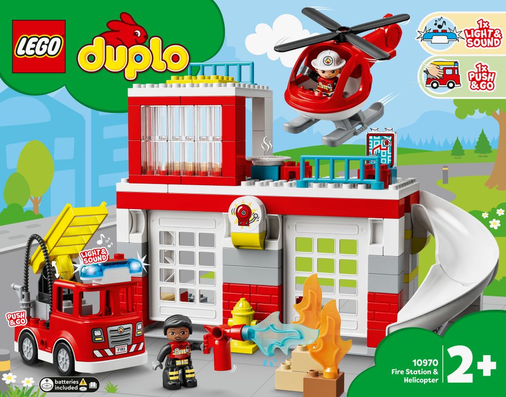 Lego Duplo 10970 Remiza Strażacka I Helikopter Zdjęcie produktu 28
