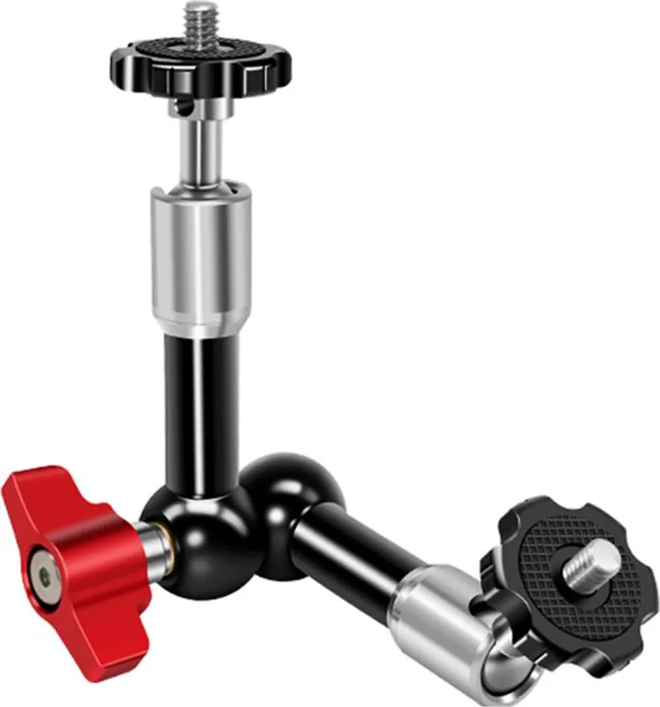 Bras magique réglable en aluminium robuste avec double tête rotative - 2