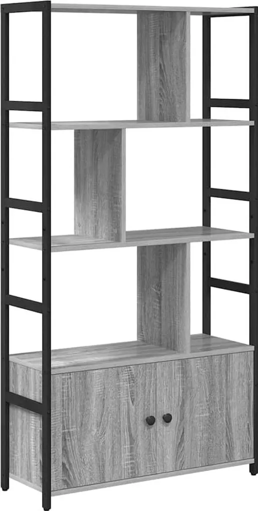 Scaffalatura SYFAX™ 80x30x155,5 cm Grigio Sonoma - Qualità Multistrato