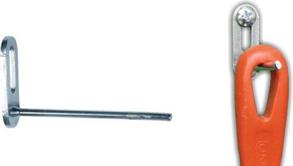 Connex Einzelhaken gerade 46x80x4mm