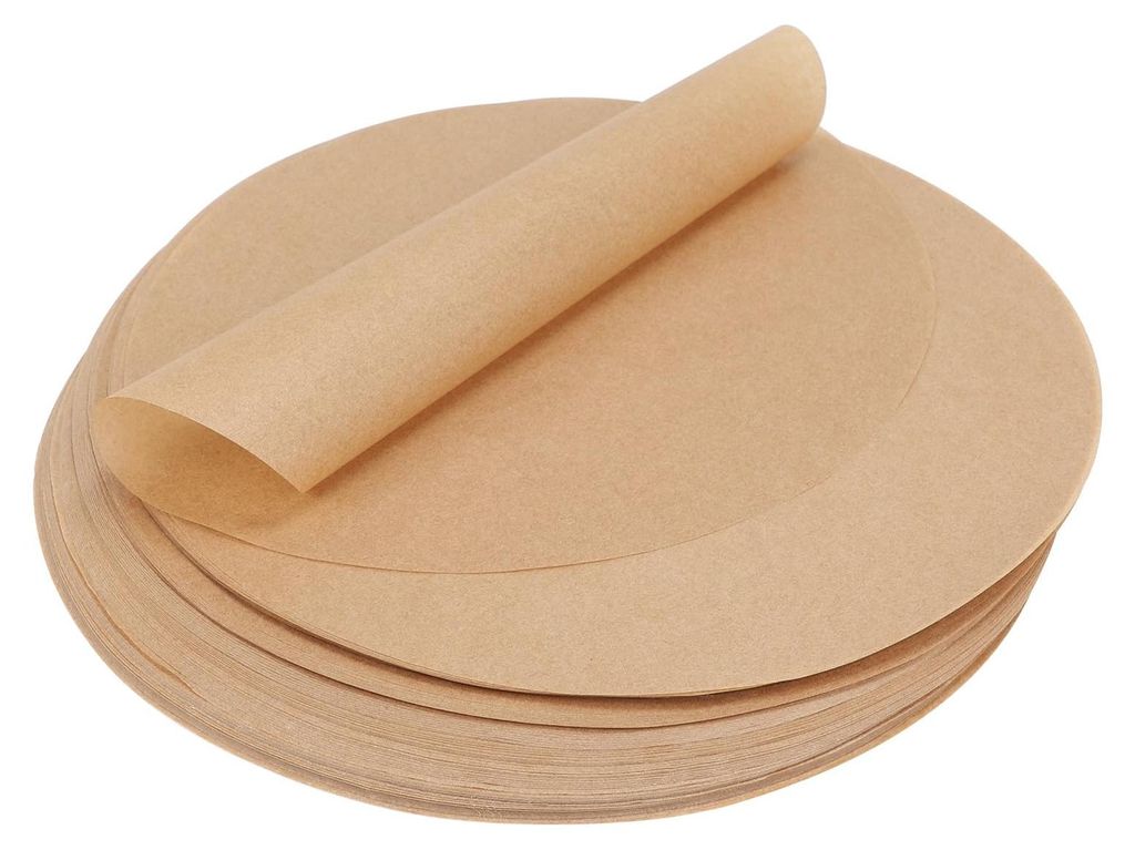 150 runde Backpapiere, antihaftbeschichtetes Backpapier Ø 26 cm, rundes Grillpapier, hitzebeständig, zum Braten in der Pfanne, für Grillpizza, K...