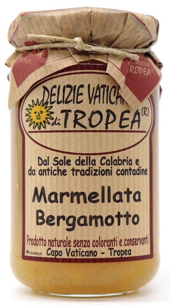 Bergamottenmarmelade Delizie Vaticane di Tropea - Kalabrische Bergamotten - Italienische delikatessen