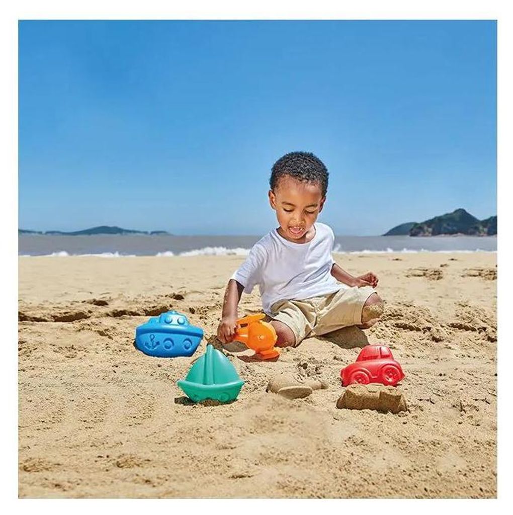 Hape E4085, Sandspielzeug-Set, 1,5 Jahr(e), Blau, Orange, Produktbild 