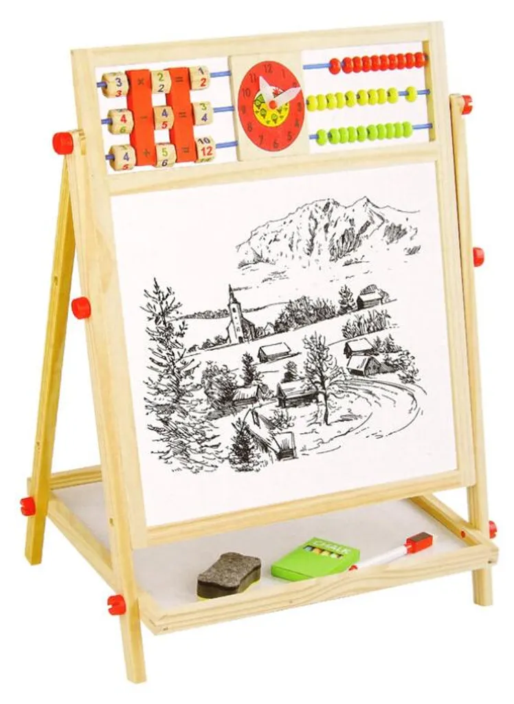 Planche à dessin double face éducative pour apprendre à écrire et compter - 2