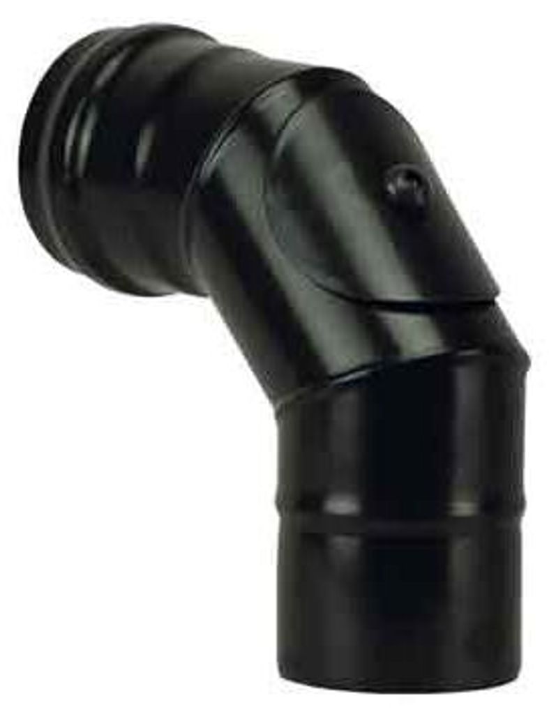 SAVE Fumisteria Plus PN808 Eckstück Schornsteinrohr Schwarz