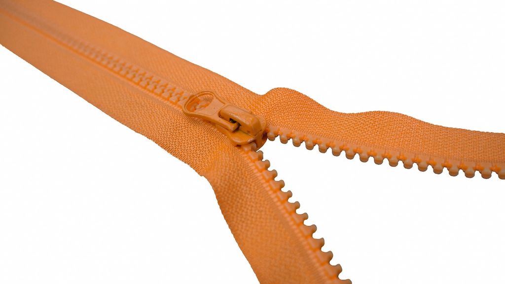 Reißverschluss Kunststoff 40 cm 9# Orange