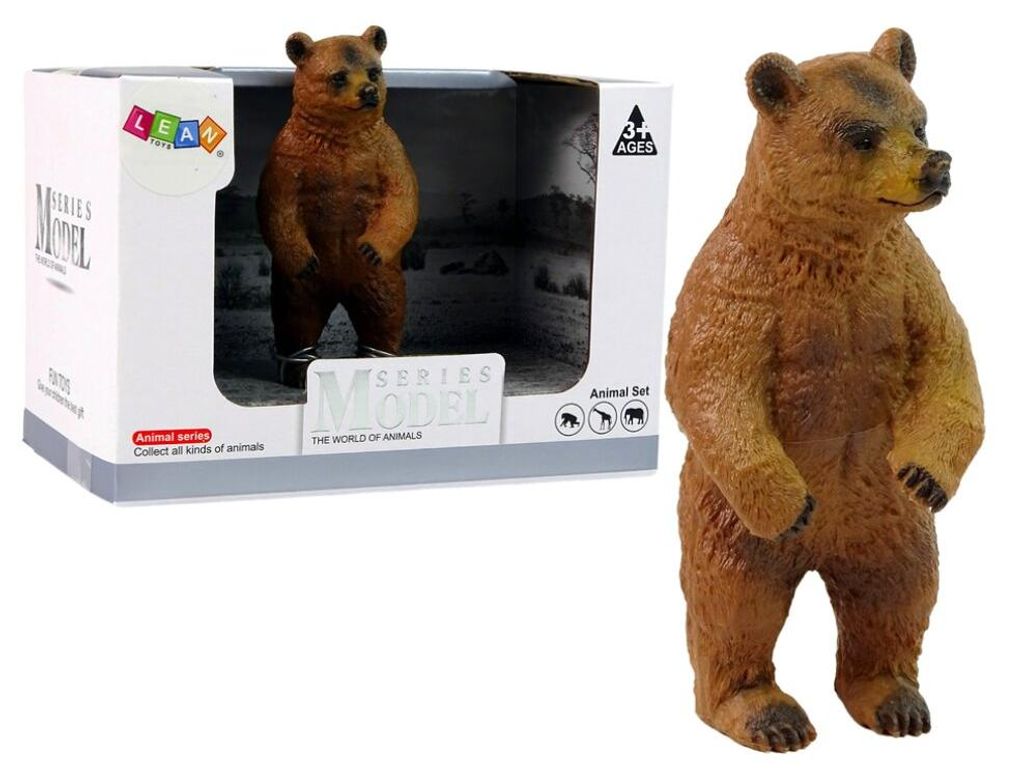 Lean Toys Sammlerfigur Braunbär Teddybärfigur