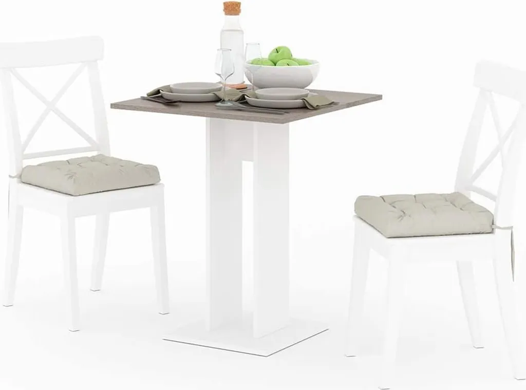 Table Vicco Repose 65x65 cm décor Sonoma robuste et facile à monter