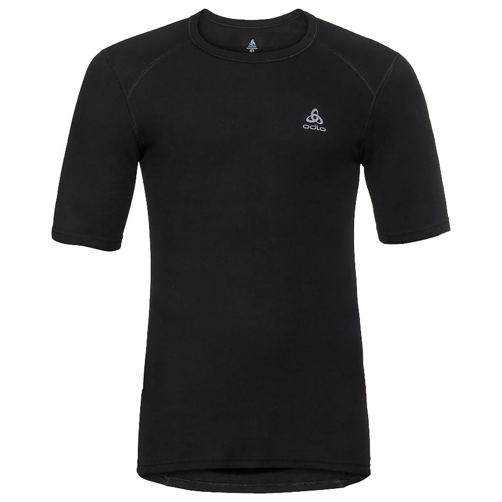 Herren-T-Shirt Odlo BL TOP Crew Neck S/S ACTIVE WARM ECO Größe M Schwarz