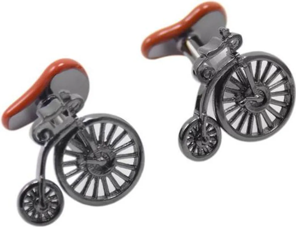 Boutons de manchette Velociped pour mariage et cérémonie thème vélo