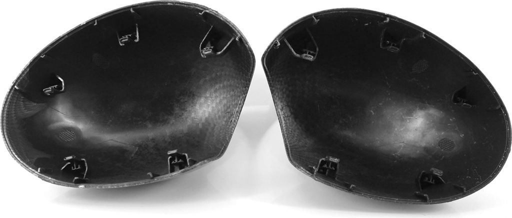 2 Stück Seitenspiegelabdeckung Rückspiegelgehäuse Ersatz für BMW Mini R55 Clubman 2007–2013 R56 Schrägheck R57 Cabrio 2009–2014 OEM: 51162...