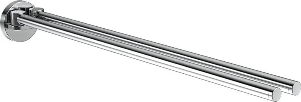 Emco Round Porta Asciugamani 2 Bracci 400mm Mobile | Cromato 435000141