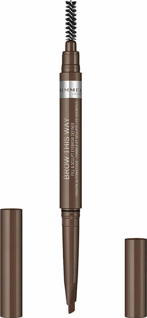 Rimmel London Brow This Way Lápiz De Cejas 02-Medium Brown 0,25g