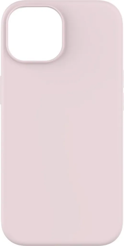 Coque de protection iPhone 15 Rose Silicone Soft-Touch et MagSafe QDOS