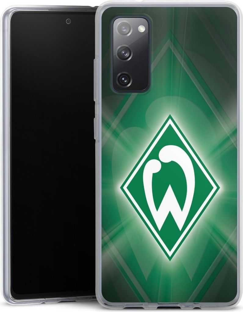 DeinDesign Handyhülle für Samsung Galaxy S20 FE 5G Silikon Hülle Case Smartphone Schutzhülle Offizielles Lizenzprodukt SV Werder Bremen Wappen