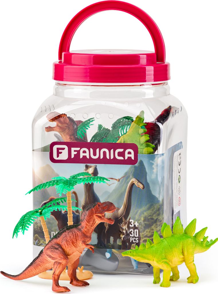 Tierfiguren-Set in MEGA-Röhre - Dinosaurier
