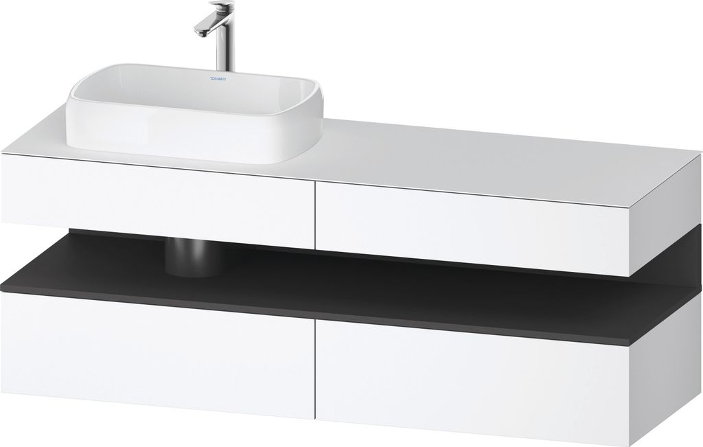 DURAVIT QA4777049180010 QTG KWTU WH Ek. 1600x550x600 Wß Mt. Produktbild 