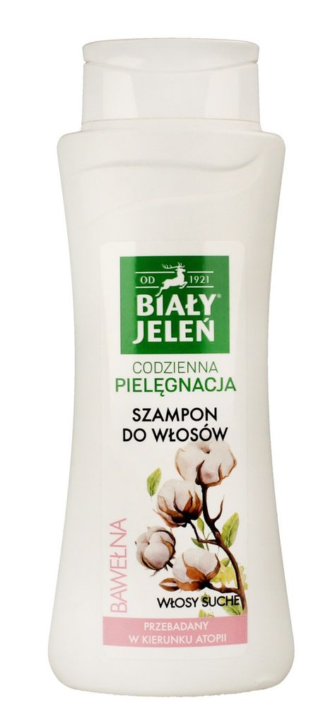 WHITE JELEC Everyday Care Shampoo für trockenes Haar Baumwolle 300ml