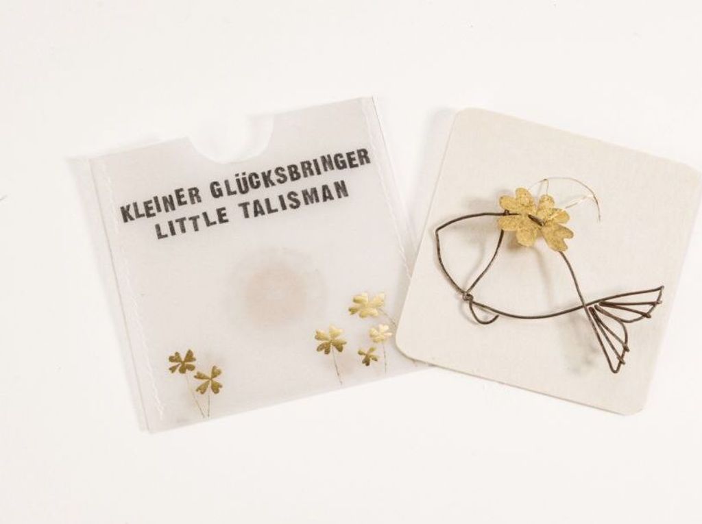 Kleiner Goldglücksbringer "Fisch"