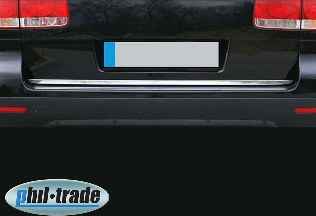 EDELSTAHL CHROM KOFFERRAUMLEISTE UNTEN für VW TOUAREG I | Produktbild 