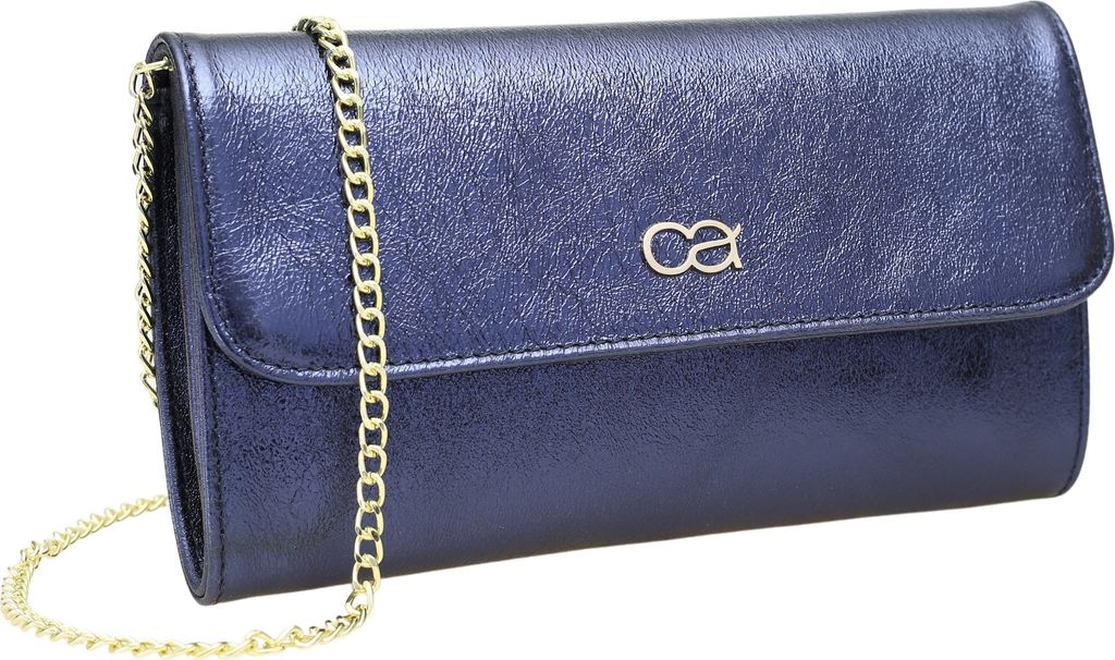 Clutch Eleganz aus Leder mit separaten Fächern von collezione alessandro