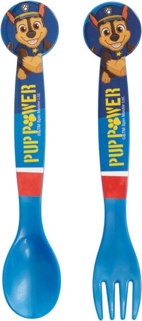 Set mit 2 Pup Power Paw Patrol Besteck-Sets